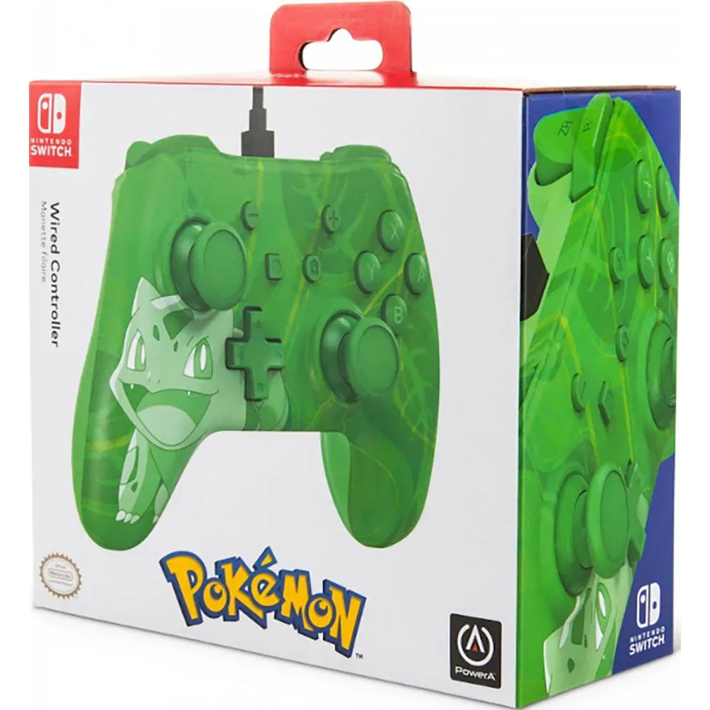 Manette Nintendo Switch Bulbasaur de PowerA – jaquette