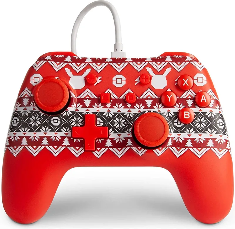 Controller - Holiday Pokemon - Nintendo Switch van PowerA, Meerkleurig – cover