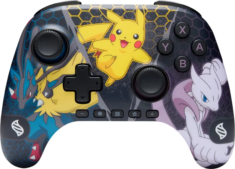 Draadloze Controller - Nintendo Switch - Pokemon Mega Evolutie by PowerA, Black – cover