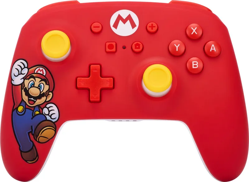 Draadloze Controller voor de Nintendo Switch - Mario Joy by PowerA, Multicolour – cover