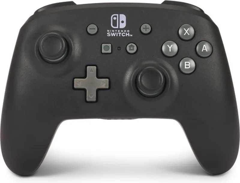 draadloze controller voor de Nintendo Switch - Middernacht de PowerA, Noir – jaquette