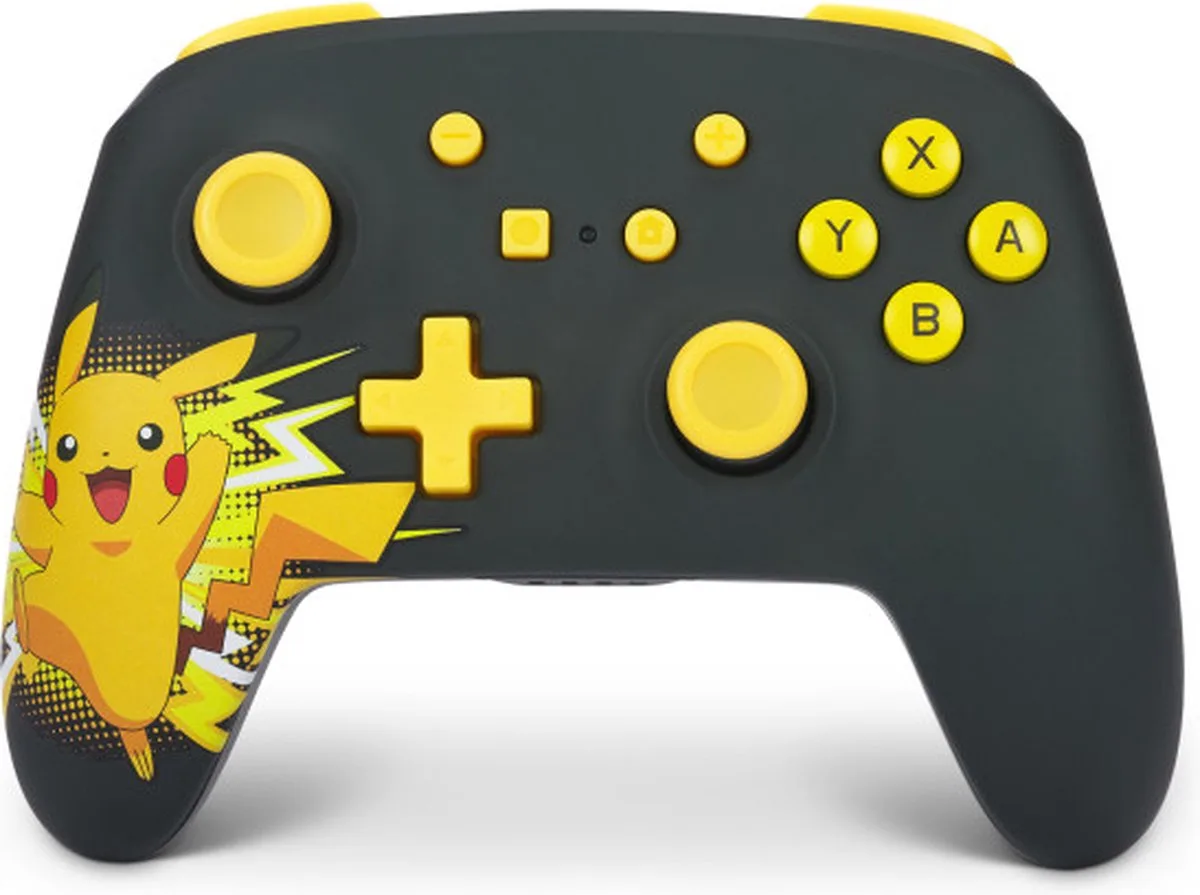 draadloze controller voor de Nintendo Switch by PowerA, Pikachu Ecstatisch – cover