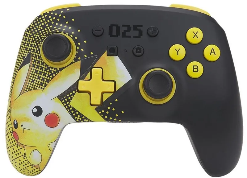 Draadloze Nintendo Switch Controller - Pokemon 025 de PowerA, Noir – jaquette