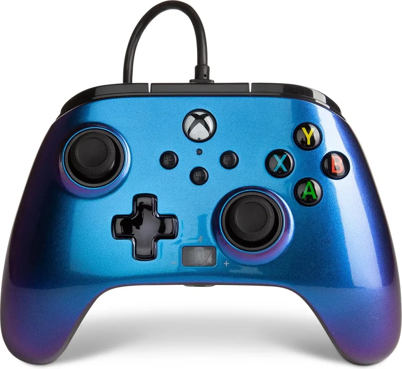 Enhanced Bedrade Xbox Series X + Xbox One Controller - Arc Nebula by PowerA, Multicolour – cover