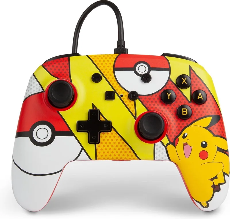 Enhanced Nintendo Switch Controller - Pikachu Pop by PowerA, Multicolour – cover