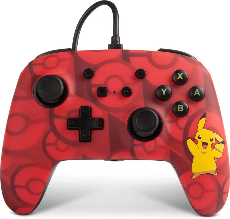 Enhanced Wired Controller - Pokemon - Geschikt voor Nintendo Switch by PowerA, Red – cover