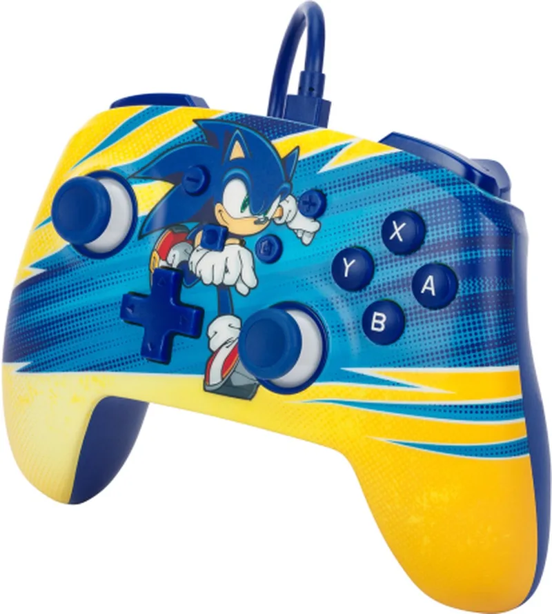 Geavanceerde bedrade controller voor Nintendo Switch - Sonic Boost by PowerA, Multicolour – cover