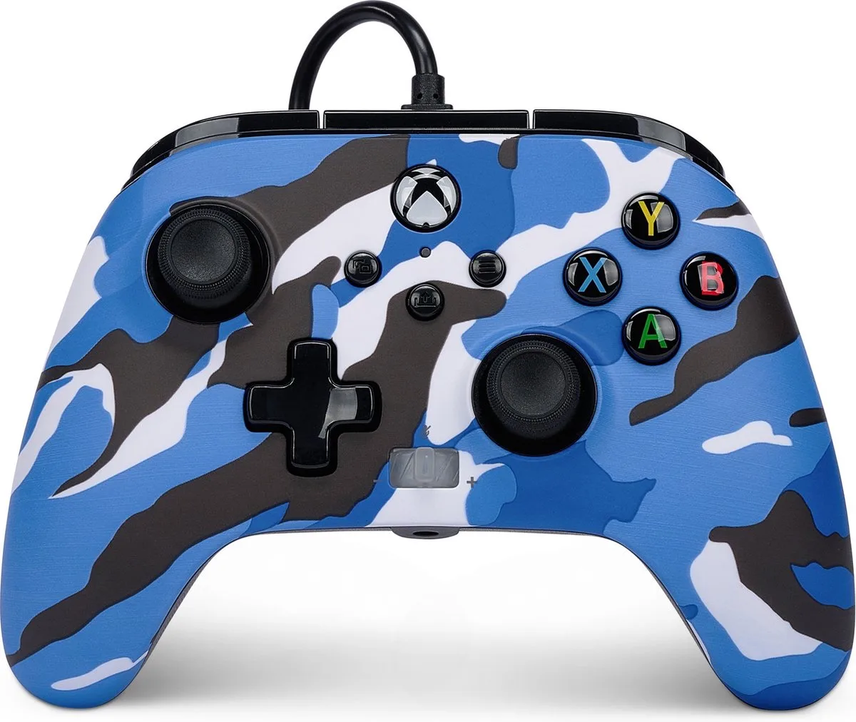 Geavanceerde Bedrade Controller - Xbox Series X | S - Blue Camo by PowerA, Blue, Blue Camo – cover
