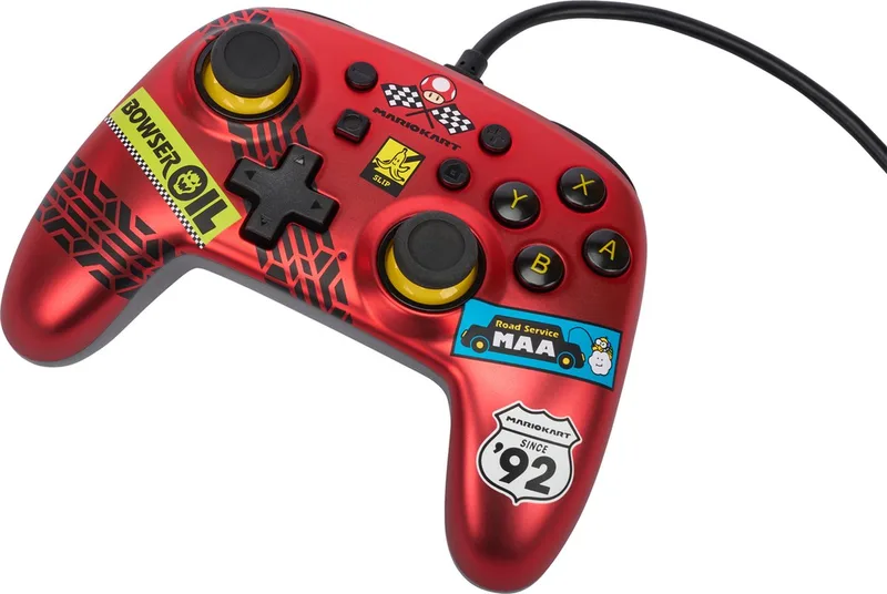Nano bedrade controller voor Nintendo Switch - Mario Kart: Racer Red van PowerA, Meerkleurig – cover