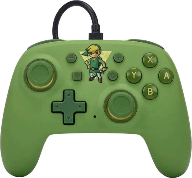 Nano bedrade controller voor Nintendo Switch - Toon Link by PowerA, Green – cover