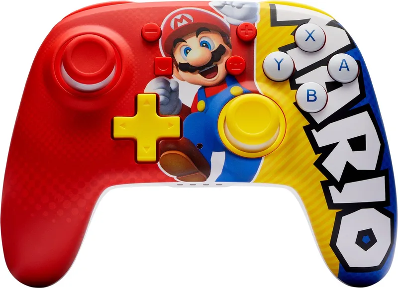 Nano Verbeterde Draadloze Controller voor Nintendo Switch by PowerA, Mario Victory – cover