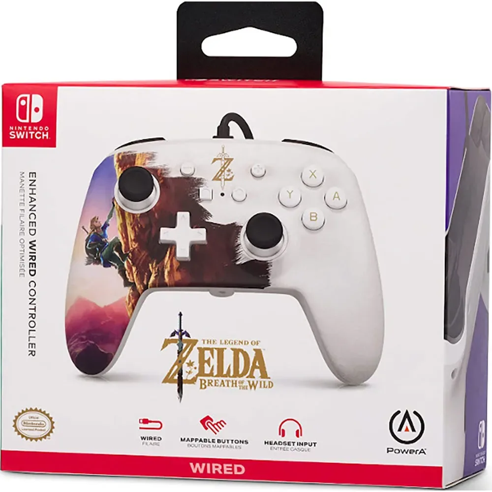 Manette Nintendo Switch The Legend Of Zelda Breath Of The Wild Hero Ascent de PowerA – jaquette
