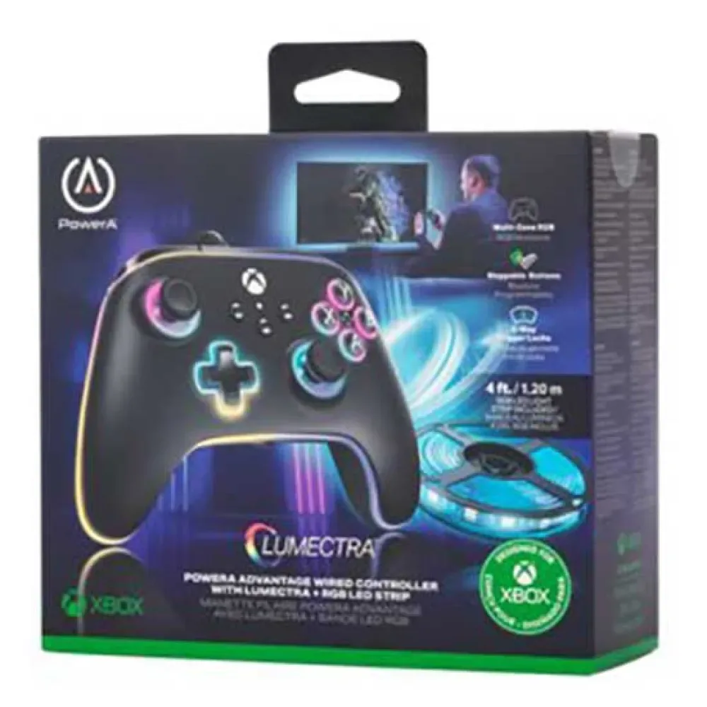 Contrôleur Xbox Series X Lumectra Xbgp0076-01 de PowerA – jaquette