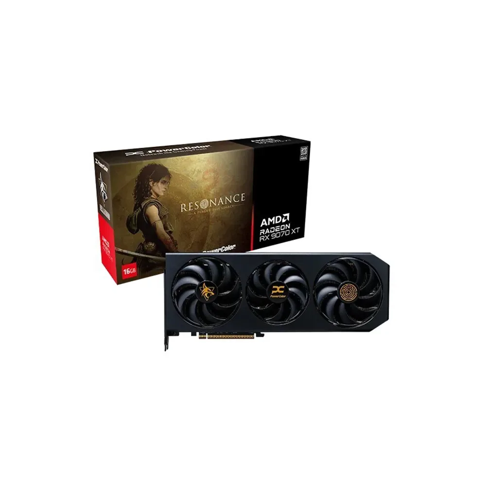 Hellhound Radeon Rx 9070 Xt Resonance Edition 16gb Gddr6 Grafische Kaart by PowerColor – cover