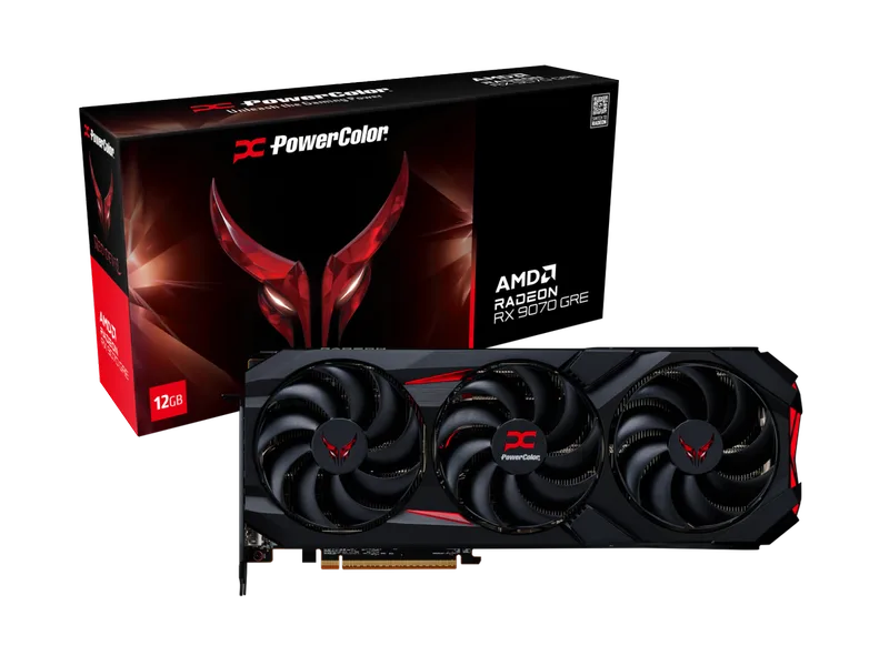 Red Devil AMD Radeon RX 9070 GRE - Videokaart van PowerColor – cover