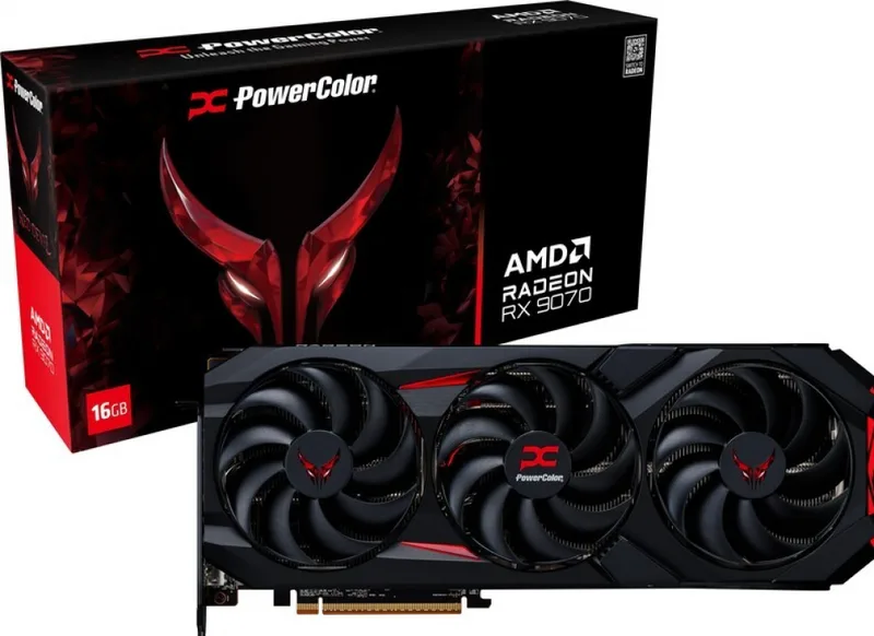 Red Devil AMD Radeon RX 9070 - Videokaart van PowerColor – cover