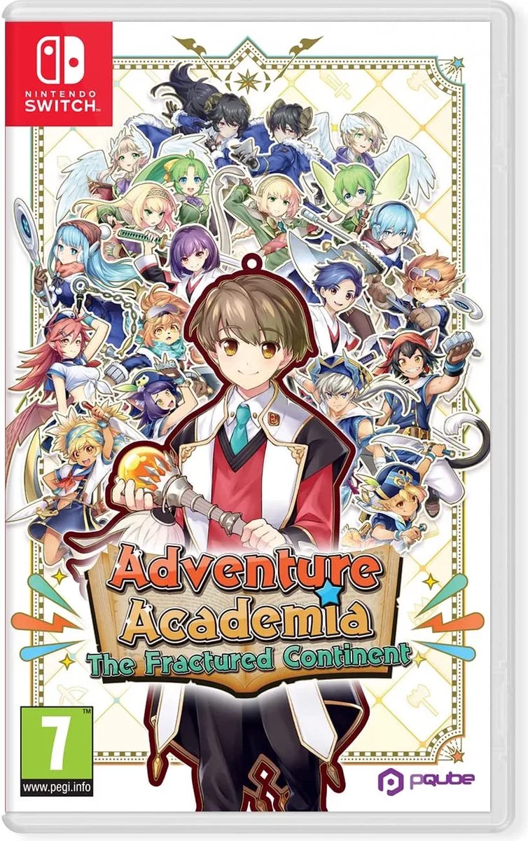 Adventure Academia: The Fractured Continent van PQube, Nintendo Switch – cover