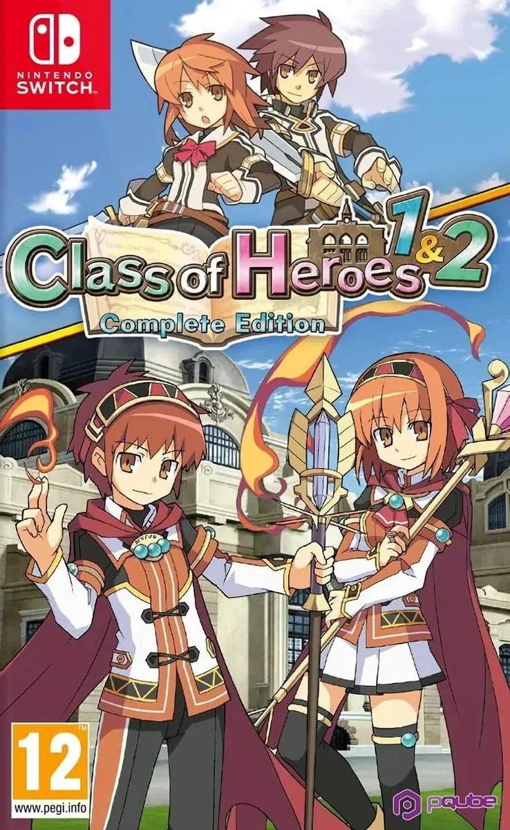 Class of heroes 1 & 2 by PQube, Nintendo Switch – cover