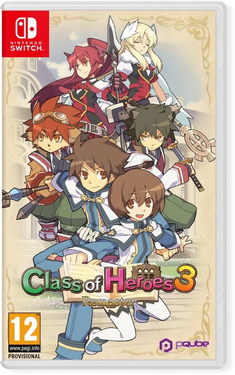 Class of Heroes 3 by PQube, Nintendo Switch – cover