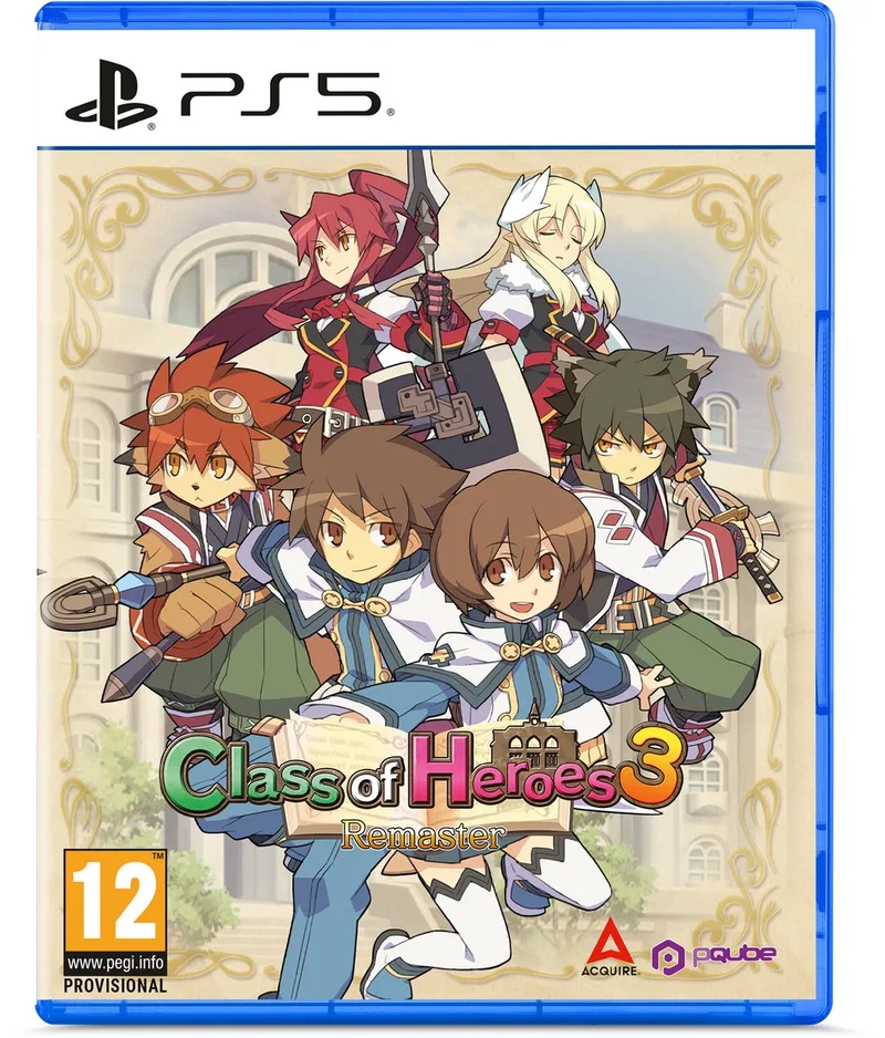 Class of Heroes 3 van PQube, PS5 – cover