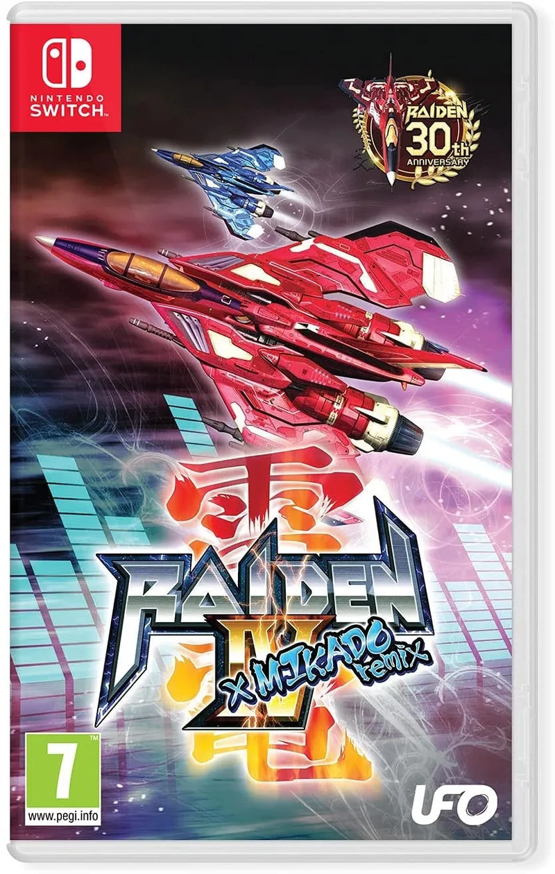 Raiden IV x Mikado Remix by PQube, Nintendo Switch – cover