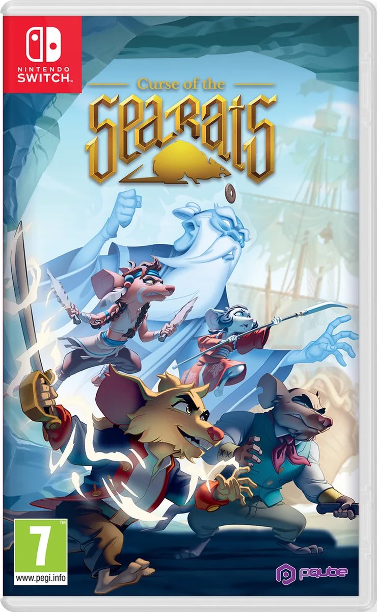 Video game for Switch Just For Games Curse of the Sea Rats van PQube, Nintendo Switch – cover