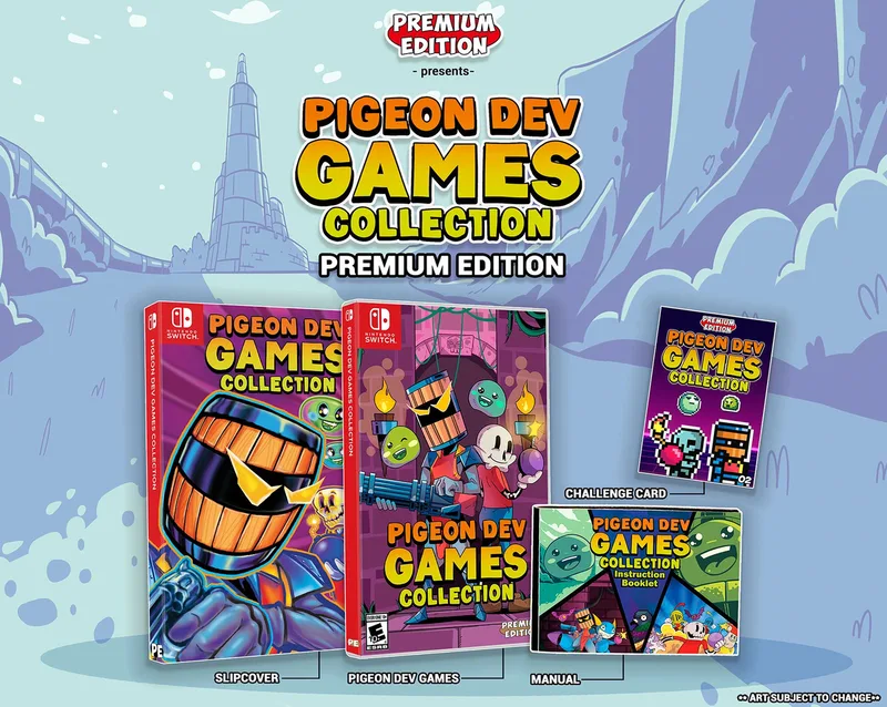 Pigeon Dev Games Collection van Premium Edition Games, Nintendo Switch – cover