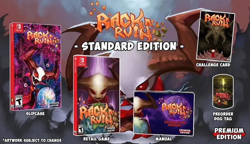 Rack n Ruin by Premium Edition Games, Nintendo Switch – cover