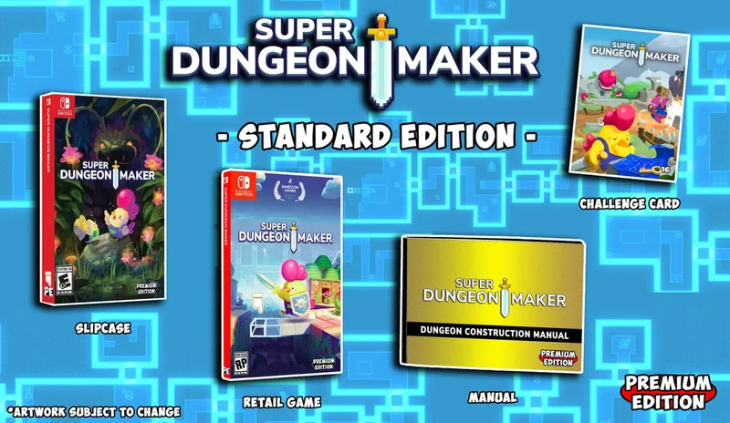 Super Dungeon Maker by Premium Edition Games, Nintendo Switch – cover