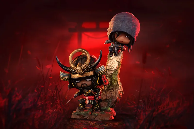 Assassin's Creed Qlectors - Yasuke & Naoe van Pure Arts – cover