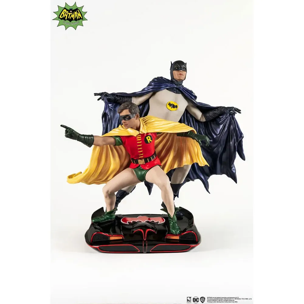 Figure Dc Comics Batman Robin Diorama 1/8 & 1966 23 Cm de Pure Arts – jaquette
