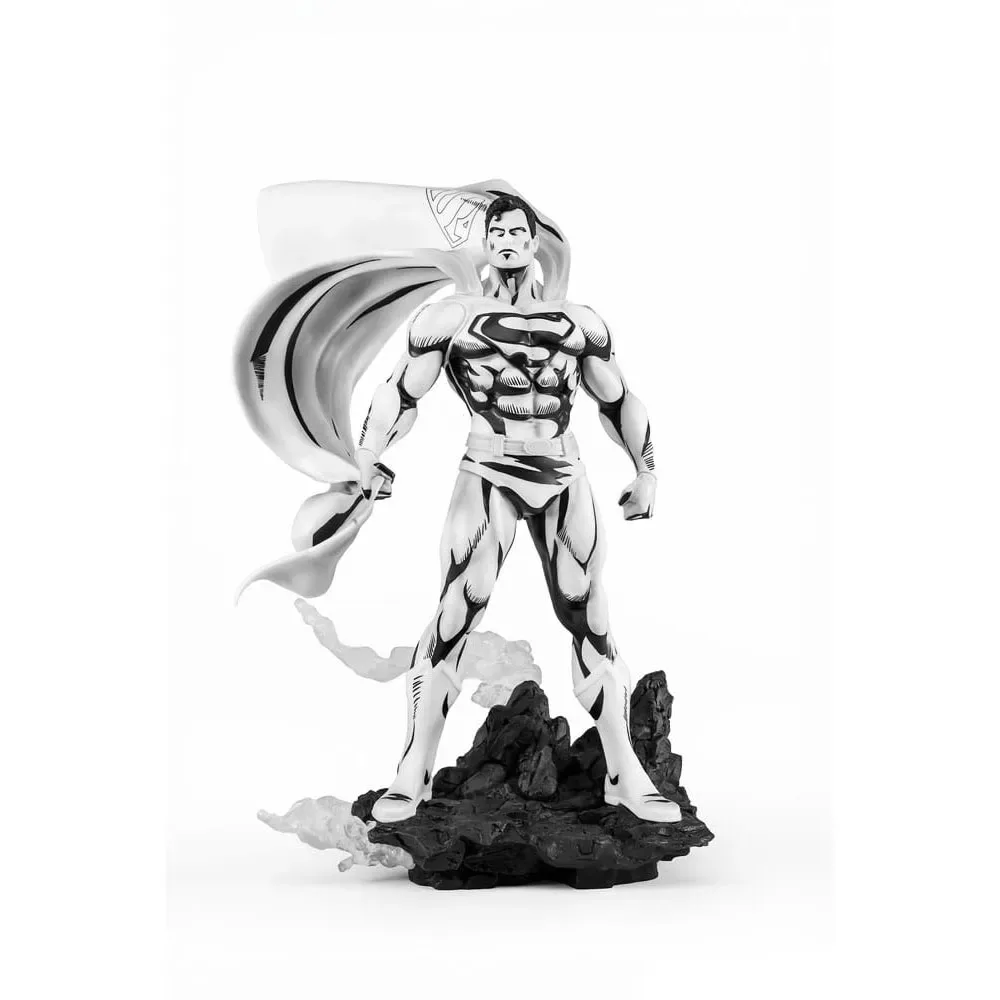 Superman Steel Man Of Px 1/8 Sdcc 2024 Black & White Version 36 Cm Figuur de Pure Arts – jaquette