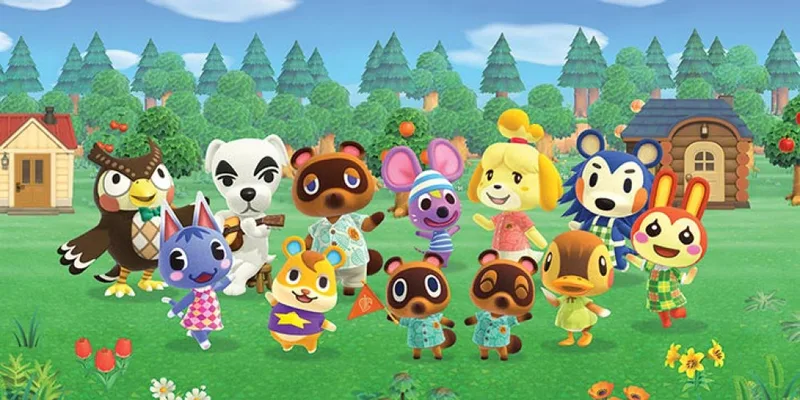 Animal Crossing New Horizons Canvas - Villagers (100cm x 50cm) van Pyramid International – cover