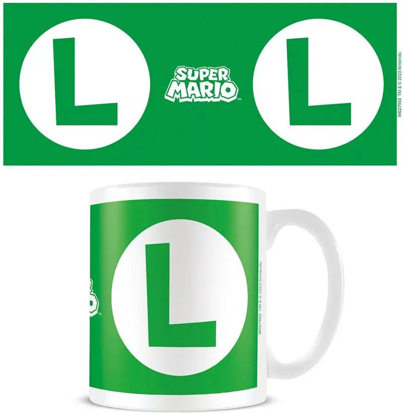 Super Mario - Luigi Initial Mug by Pyramid International – cover