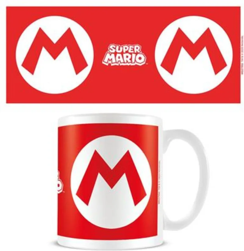 Super Mario - Mario Initial Mug by Pyramid International – cover