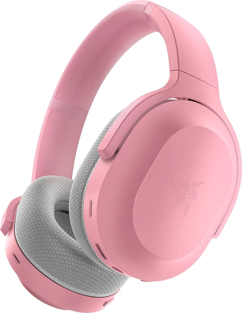 Barracuda - Draadloze Gaming Headset - Bluetooth - PC/PlayStation/Switch/Android van Razer, Quartz Roze – cover