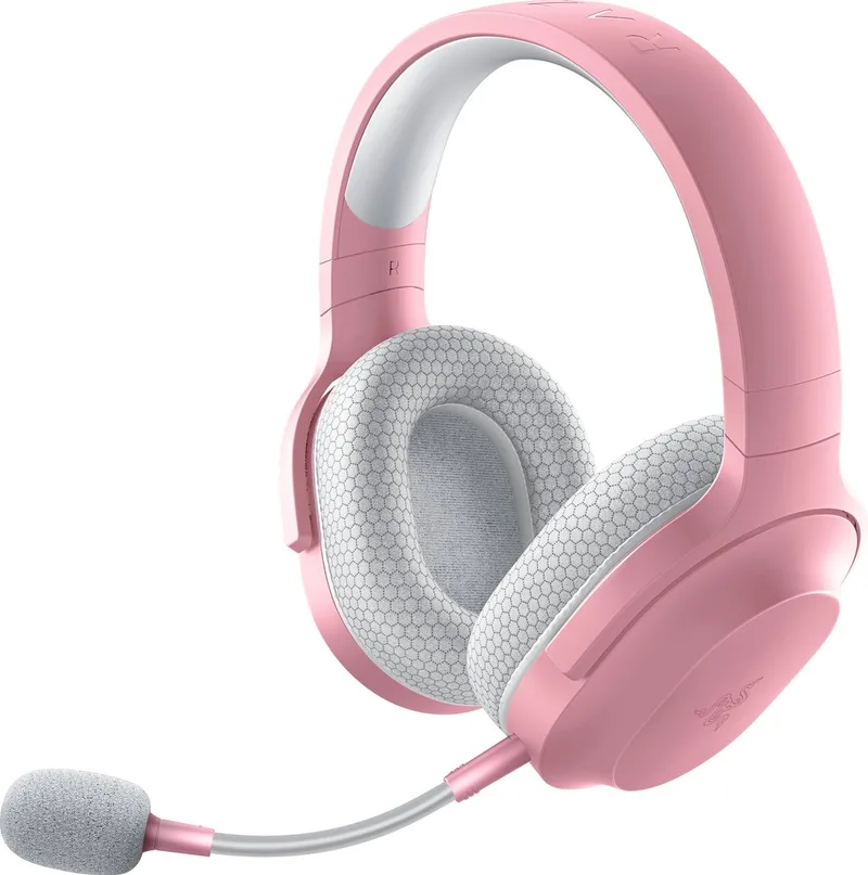 Barracuda X (2022) - Draadloze Gaming Headset - PC/PlayStation/Switch/Android - Quartz van Razer, Roze – cover