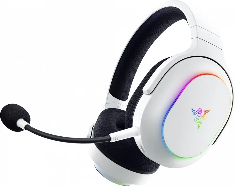 Barracuda X Chroma - Draadloze RGB Gaming Headset - Bluetooth / 2.4GHz de Razer, Blanc – jaquette