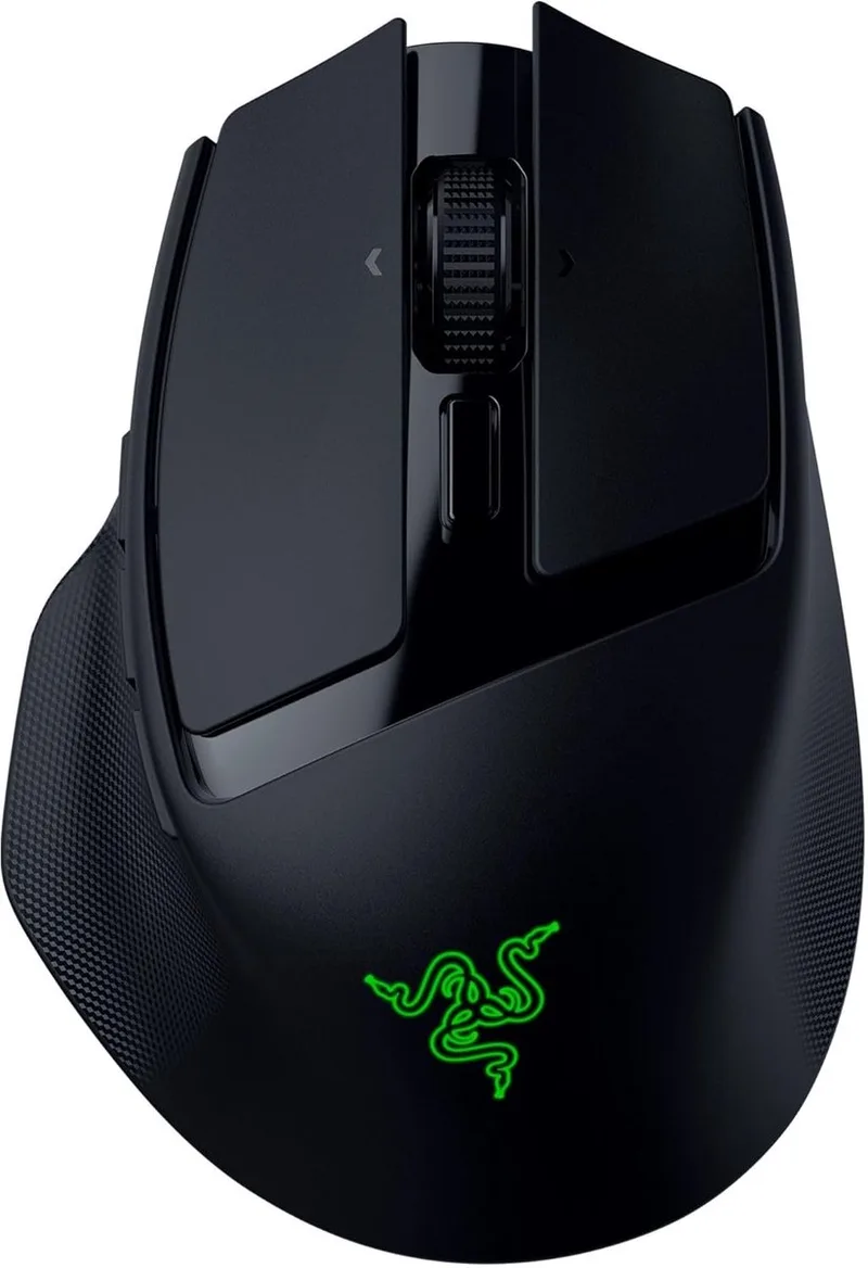 Basilisk Mobile - Draadloze Gaming Muis - RGB - Compact & Ergonomisch - 18.000 DPI de Razer, Noir – jaquette