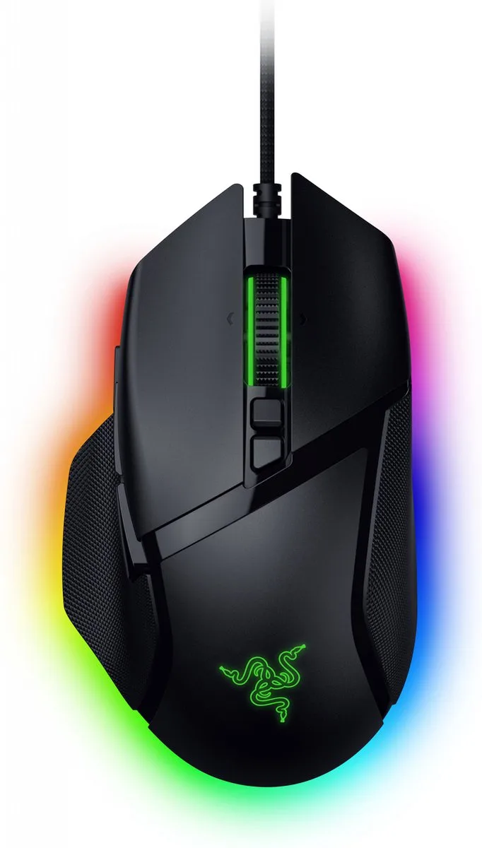 Basilisk V3 35K - Optische Gaming Muis - RGB - 35000 DPI by Razer, Black – cover