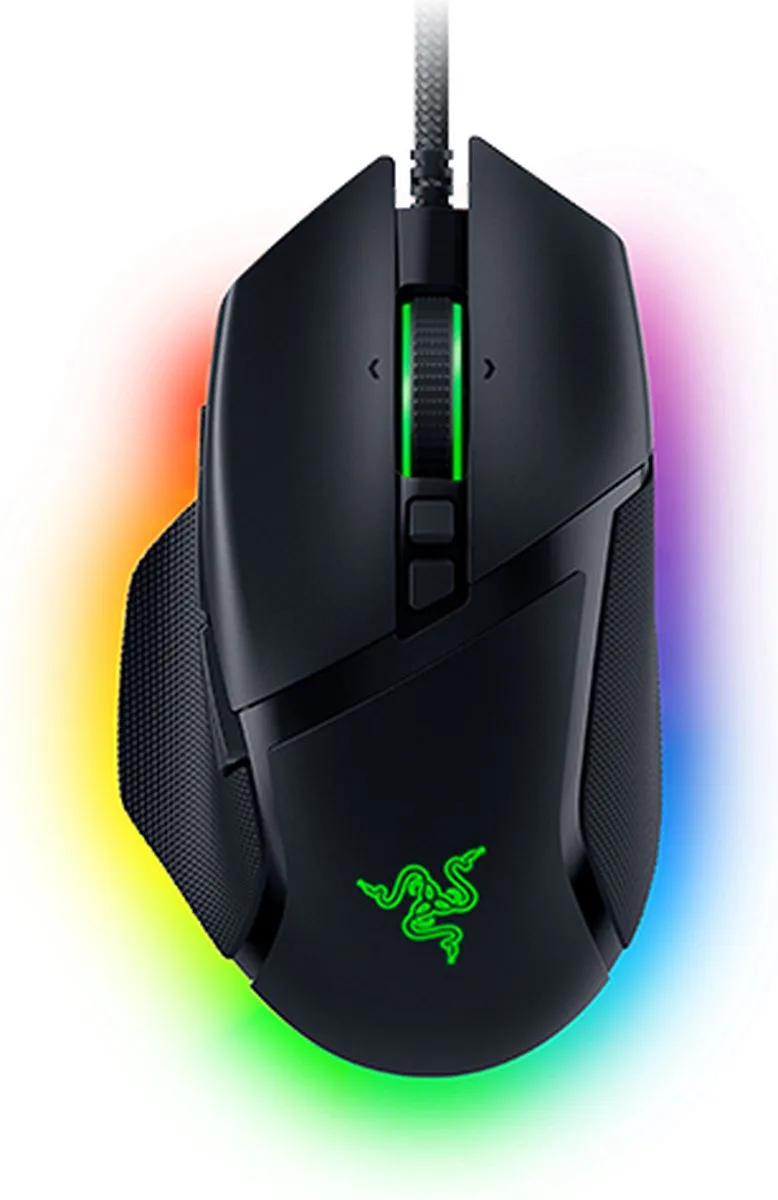 Basilisk V3 muis Gamen Rechtshandig Optisch 26000 DPI by Razer, Black – cover