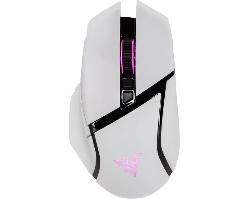 Basilisk V3 Pro Maus de Razer, Blanc – jaquette