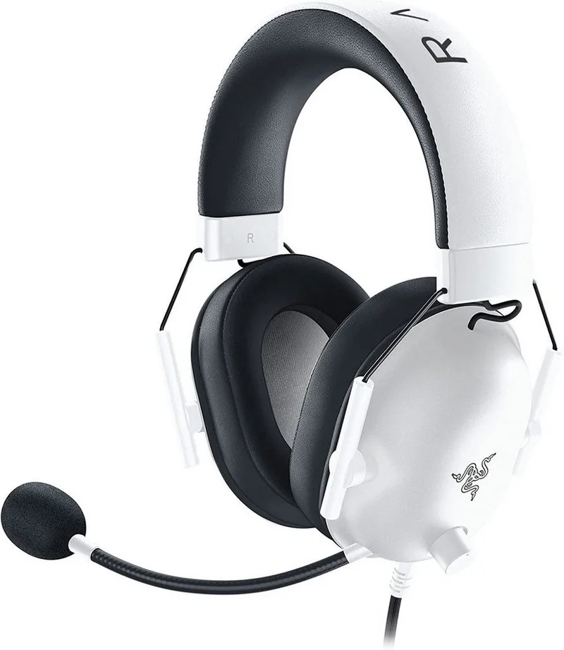Blackshark V2 X kabelgebunden, mit Mikrofon, für PC, PS4 und Xbox ONE, Gaming-Headset van Razer, Wit – cover