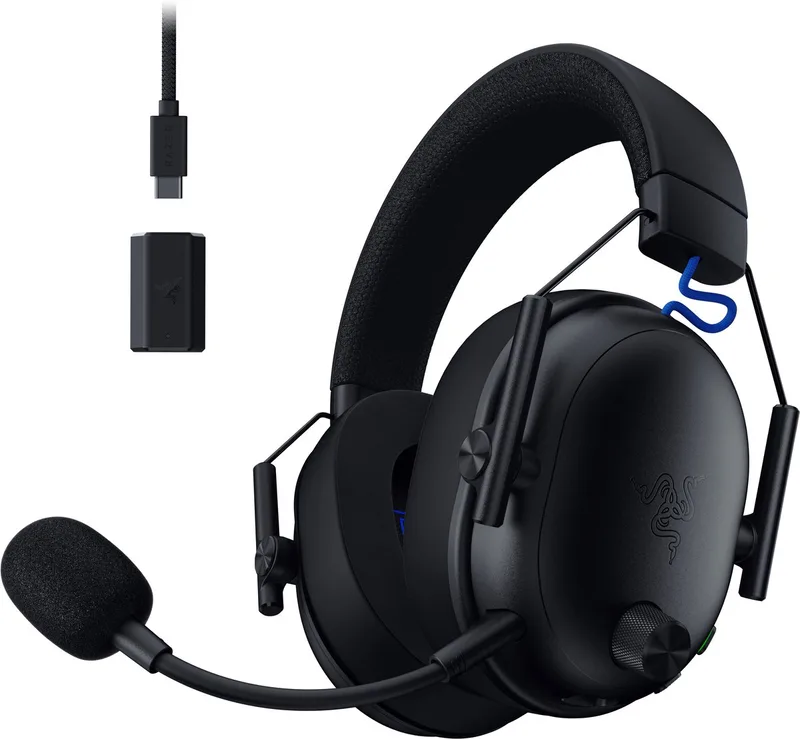 BlackShark V3 - Draadloze Gaming Headset - 7.1 Surround - 2.4GHz - PlayStation van Razer, Zwart – cover