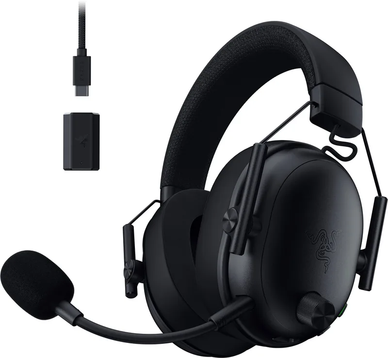 BlackShark V3 - Draadloze Gaming Headset - 7.1 Surround - Bluetooth / Dongle - PC van Razer, Zwart – cover
