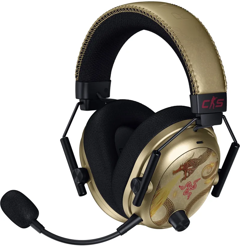 BlackShark V3 Pro - Draadloze Gaming Headset - THX Spatial Audio - PC - CounterStrike 2 Editie by Razer, Multicolour – cover