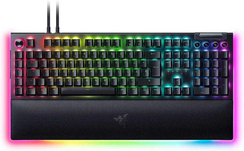 BlackWidow V4 Pro Green Switch Gaming-Tastatur by Razer, Black – cover
