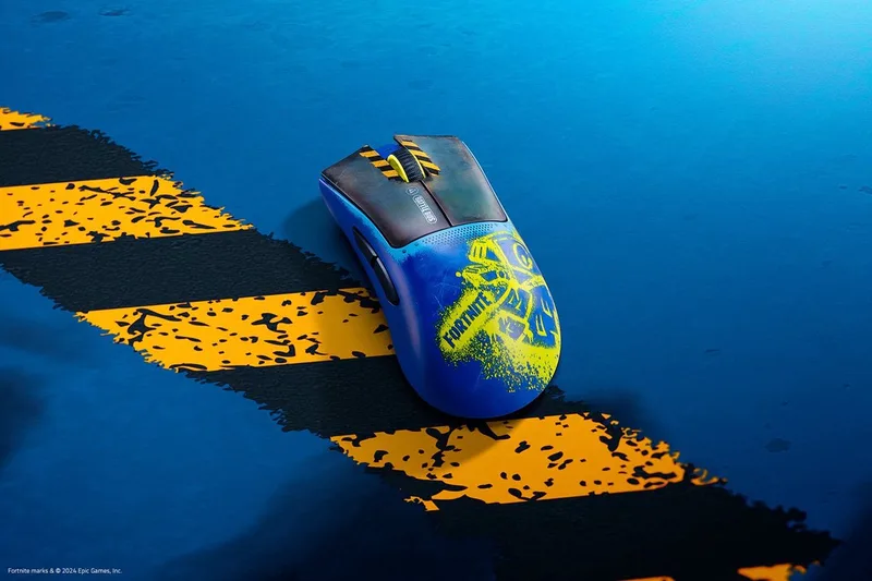 DeathAdder V3 Pro - Fortnite Edition muis Gamen Rechtshandig RF Wireless + USB Type-C Optisch 30000 DPI by Razer, Multicolour – cover