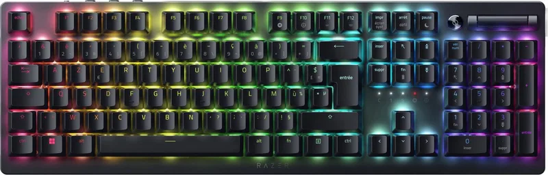 Deathstalker V2 Pro - Draadloos Gaming Toetsenbord - Red Switches - RGB - Bluetooth - Azerty by Razer, Black, FR – cover
