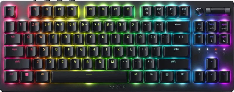 DeathStalker V2 Pro Tenkeyless - Draadloos Gaming Toetsenbord - TKL - RGB - Qwerty by Razer, Black, US – cover